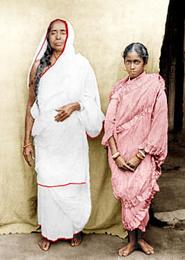 Holy Mother Sri Sarada Devi - Radhu with Holy Mother