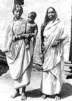 Holy Mother Sri Sarada Devi - Maku and Neda with Holy Mother