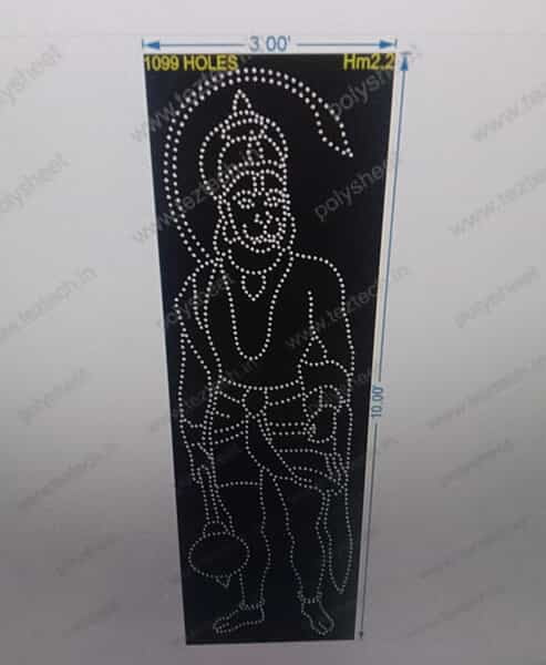 HM2.2 HANUMANJI 10X3 FEET1099 HOLES