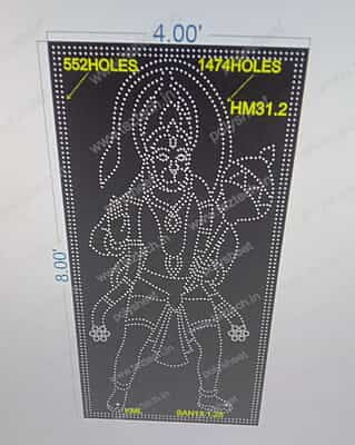 HM31.2 HANUMANJI 1 PART 8X4 FEET 2024 HOLES