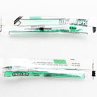 HMD Unolok Syringe 2.5ml 24G x 1 Inch Needle | Luer Lock Sterile Disposable Syringe | Box of 100