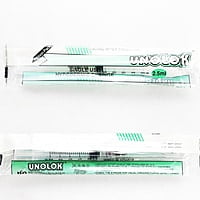 HMD Unolok Syringe 2.5ml 26G x 1.5 Inch Needle | Luer Lock Sterile Disposable Syringe | Box of 100