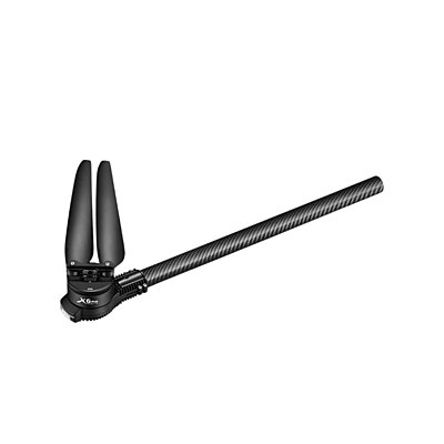 Hobbywing X6 Plus G2 Motor with 2480 Folding Propellers CW - Top Down View