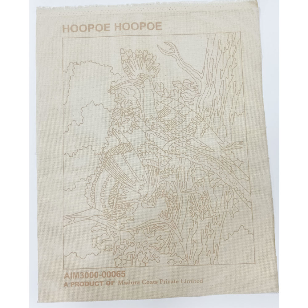Long Stitch Sampler sheet- Hoopoe Hoopoe