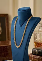 18 kt Gold Parallel Radiance Hollow Chain
