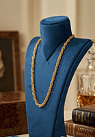 18 kt Gold Parallel Radiance Hollow Chain