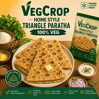 Frozen Home Style Paratha 60g X 16 Pieces