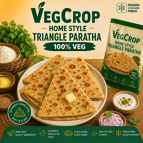 Frozen Home Style Paratha 60g X 16 Pieces