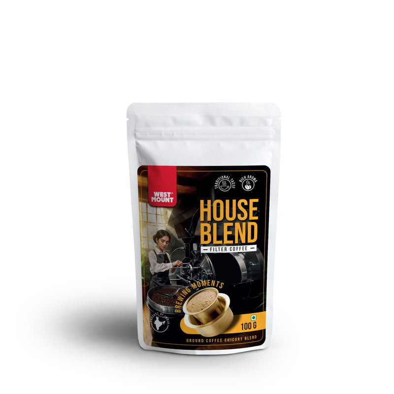 HOUSE BLEND 100g - Filter Coffee ( 80:20 ) HOUSE BLEND 100g - Filter Coffee ( 80:20 )