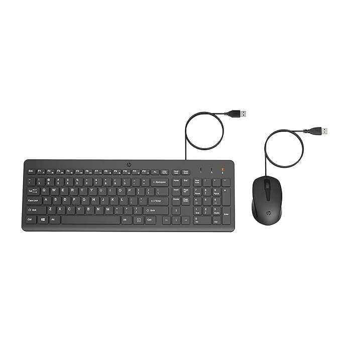 Hp 150 Wired Usb Keyboard And Mouse Combo