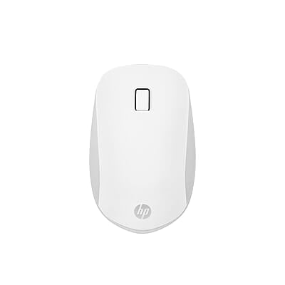 HP 410 Slim White Bluetooth Mouse/Bluetooth 5 connection/12 Month Battery life/1000-2000 dpi Multi-Surface Sensor/Compact and Ambidextrous Design