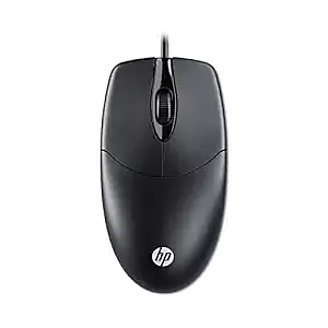HP M050 3 Button Wired USB Mouse, 1200 DPI, Ergonomic Design, Optical Engine