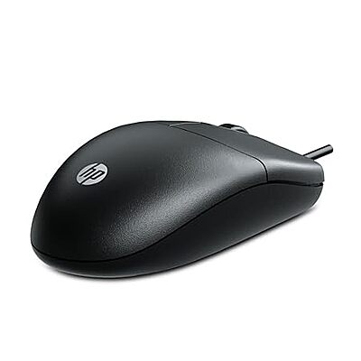 HP M050 3 Button Wired USB Mouse, 1200 DPI, Ergonomic Design, Optical Engine