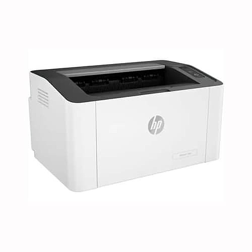 HP Laser 108A Single-Function Mono Laser Printer – 21-30 PPM, USB, Compact Design