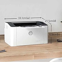 HP Laser 108A Single-Function Mono Laser Printer – 21-30 PPM, USB, Compact Design