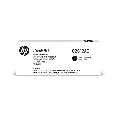HP 12A Black Original LaserJet Toner Cartridge - Q2612AC