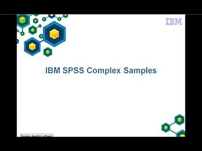 SPSS Complex Samples (Module) (with 1 yr sub)