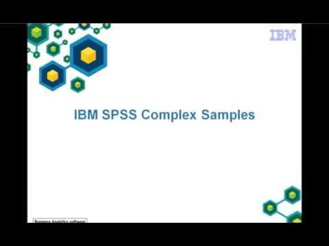 SPSS Complex Samples (Module) (with 1 yr sub) SPSS Complex Samples (Module) (with 1 yr sub)