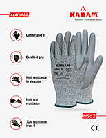 Karam HS62 Aerolite Cut-5 Gloves- L
