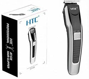 HTC AT538 Rechargeable Hair Beard Trimmer for Men Trendy Styler HTC Trimmer Stainless Steel Sharp Blade Beard Shaver
