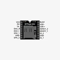 MP3-TF-16P MP3 SD Card Module with Serial Port