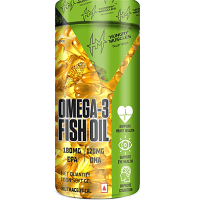 Hungry Muscles Nutrition - Omega 3 Fatty Acid - 100 gels