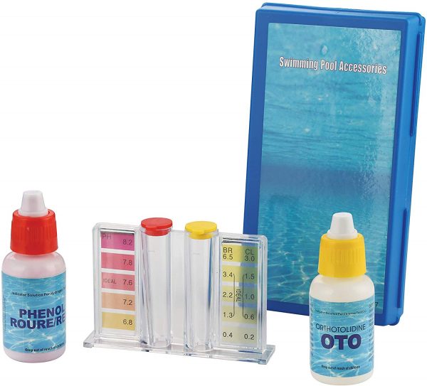Swimming Pool Dual Test Kit Ph, Chlorine & Bromine