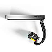 Montech HyperFlow ARGB 240 (Black) – 240mm AIO Liquid CPU Cooler | Dual Fans