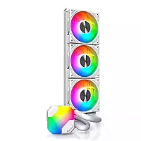 Montech HyperFlow ARGB 360 CPU Liquid Cooler – 360mm AIO | White | Intel & AMD