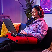 HyperX Cloud III Black-Red Gaming Headset – 53mm Drivers | Detachable Mic | 100 dB Sensitivity