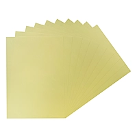 Pack of 100 A4 Pastel Yellow Coloured Paper 75gsm Sheets