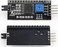 Back view of I2C LCD interface module Back view of I2C LCD interface module