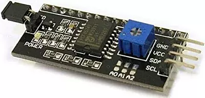 I2C LCD interface module for Arduino and ESP32