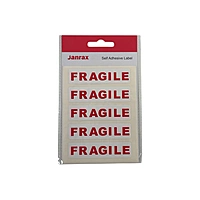 Pack of 35 Fragile Self Adhesive Labels by Janrax