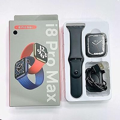 I8 Pro Max Rectangular Smart Watch (Calling, Assorted) I8 Pro Max Rectangular Smart Watch (Calling, Assorted)