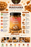 Caramel Makhana | Healthyx Zone
