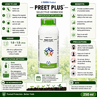 Tata Rallis PREET PLUS – Pretilachlor 37% w/w EW Herbicide | Vetrivel Agro Services