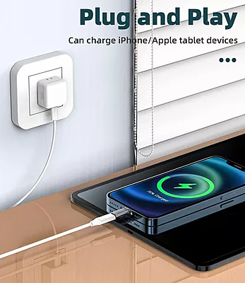 iPhone OTG Adapter – USB-C Female to Lightning Male Converter for Data Sync, Charging, Flash Drive, Camera, Keyboard, Mouse ,Compatible with iPhone 14/13/12/11/XR/X/8/7/SE