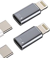 iPhone OTG Adapter – USB-C Female to Lightning Male Converter for Data Sync, Charging, Flash Drive, Camera, Keyboard, Mouse ,Compatible with iPhone 14/13/12/11/XR/X/8/7/SE