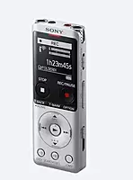 Sony ICD-UX570 Digital Voice Recorder – 4GB Storage | 1.42 Inch Display | Built-in USB | Silver
