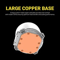 Ant Esports ICE-240 ARGB Liquid Cooler – 240mm AIO | Dual 120mm Fans | White