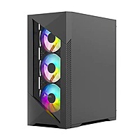 ANT Esports ICE 270G ATX Mid Tower Case – ARGB | 6 Preinstalled Fans | USB 3.0 I/O
