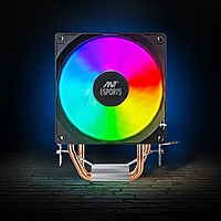 Ant Esports ICE-C200 V2 120mm CPU Air Cooler – Dual Copper Heat Pipes | Rainbow Fan