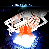 Ant Esports ICE-C400 120mm CPU Air Cooler – Rainbow LED Fan | Hydro Bearing | 65 CFM