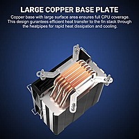 Ant Esports ICE-C612 V2 ARGB CPU Air Cooler – 120mm PWM Fan | 6 Copper Heat Pipes
