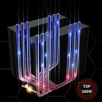 Ant Esports ICE-C621 ARGB CPU Air Cooler – Dual-Tower | 120mm Fan | 6 Heat Pipes | 74 CFM