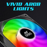 Ant Esports ICE-C621 ARGB CPU Air Cooler – Dual-Tower | 120mm Fan | 6 Heat Pipes | 74 CFM