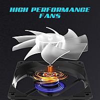 Ant Esports ICE-C621 ARGB CPU Air Cooler – Dual-Tower | 120mm Fan | 6 Heat Pipes | 74 CFM