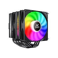 Ant Esports ICE-C621 ARGB CPU Air Cooler – Dual-Tower | 120mm Fan | 6 Heat Pipes | 74 CFM