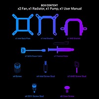 Ant Esports ICE Chroma 240 ARGB Liquid CPU Cooler – 240mm AIO | Dual 120mm PWM Fans